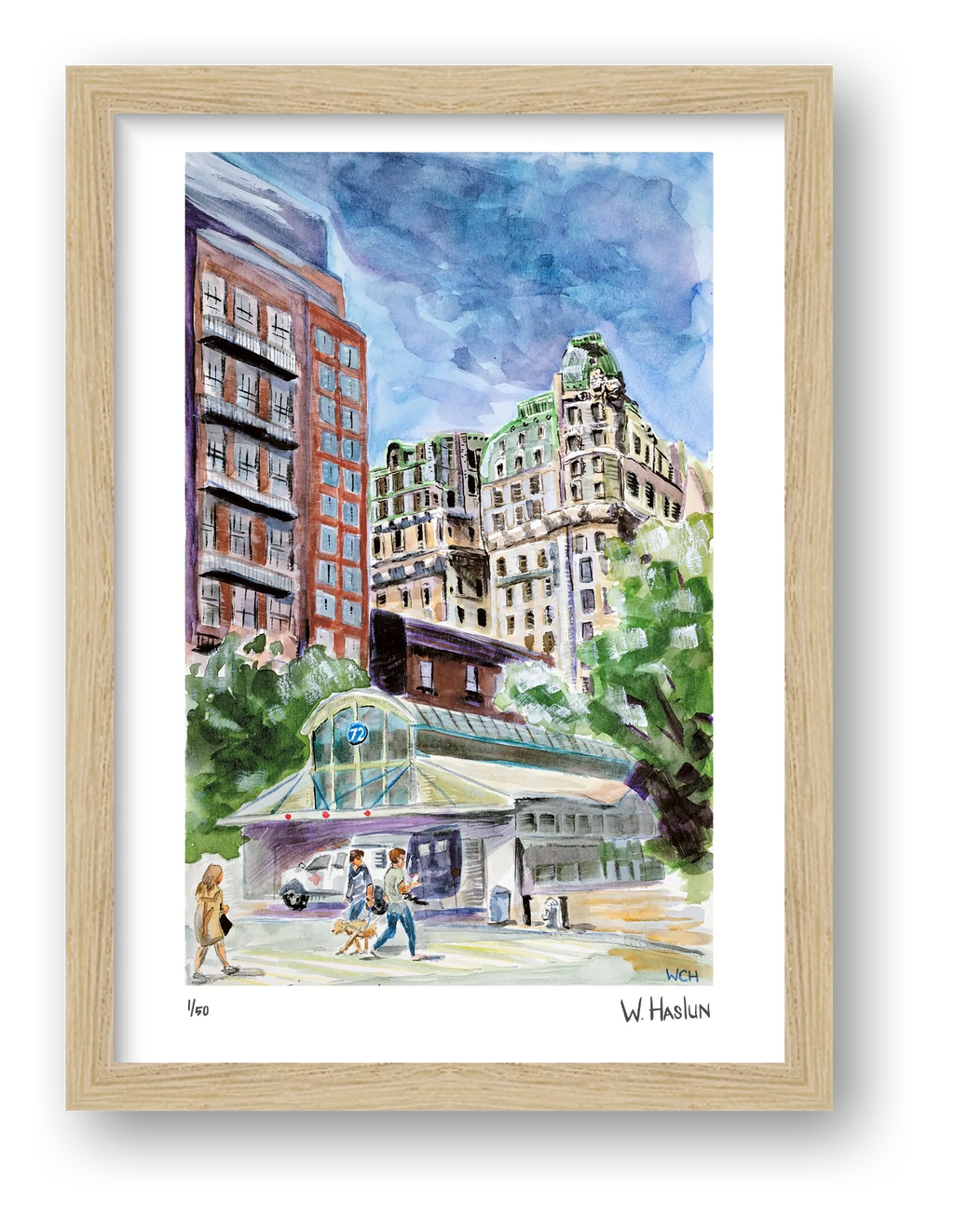 The Ansonia — framed