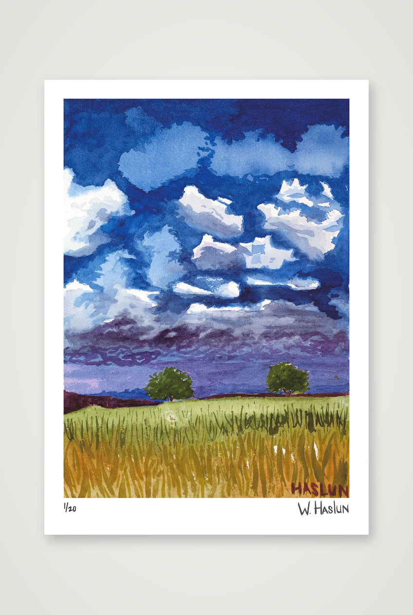 Summer Fields — 42×59cm, 17×23" Print only