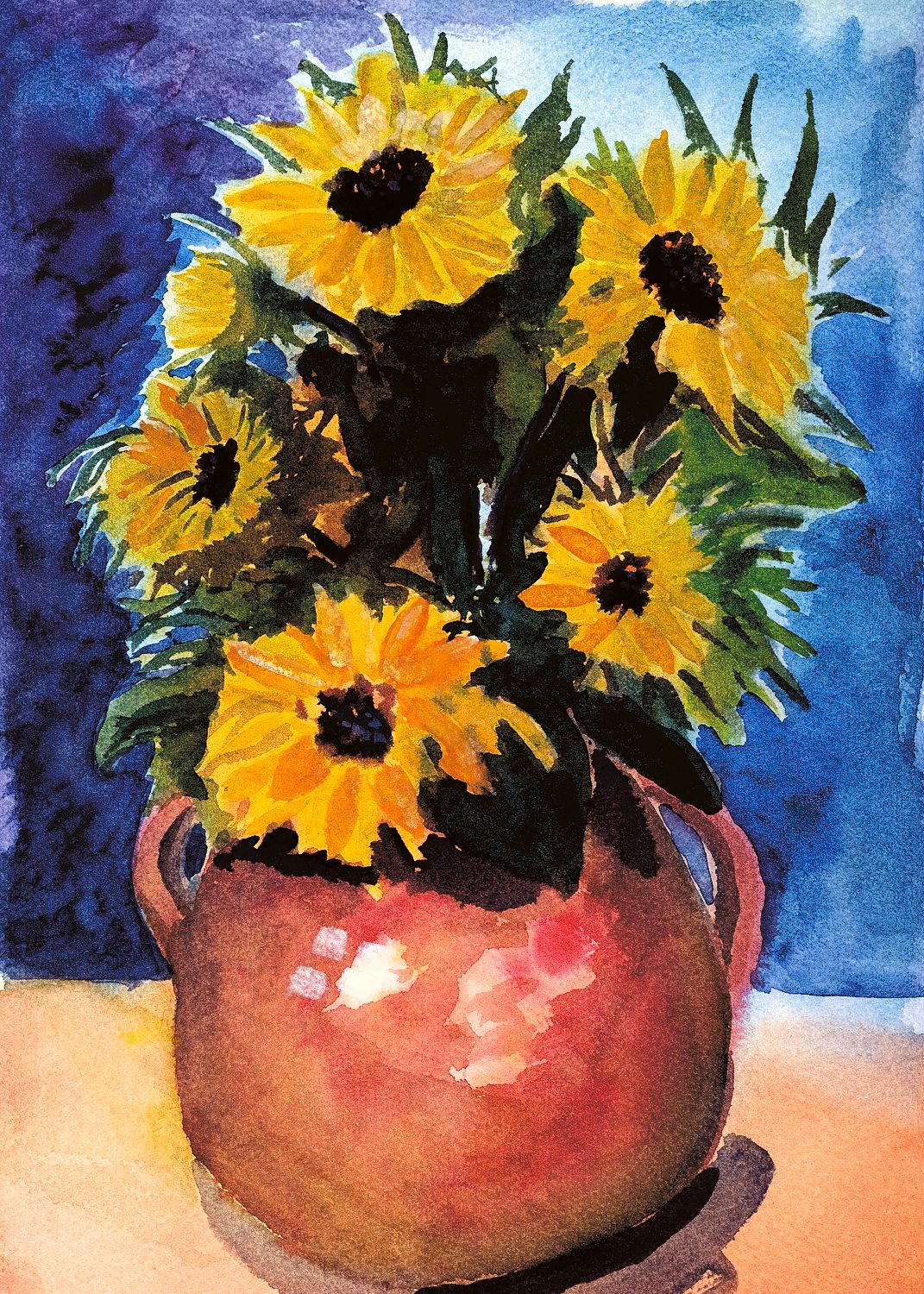 Sun Flower Vase