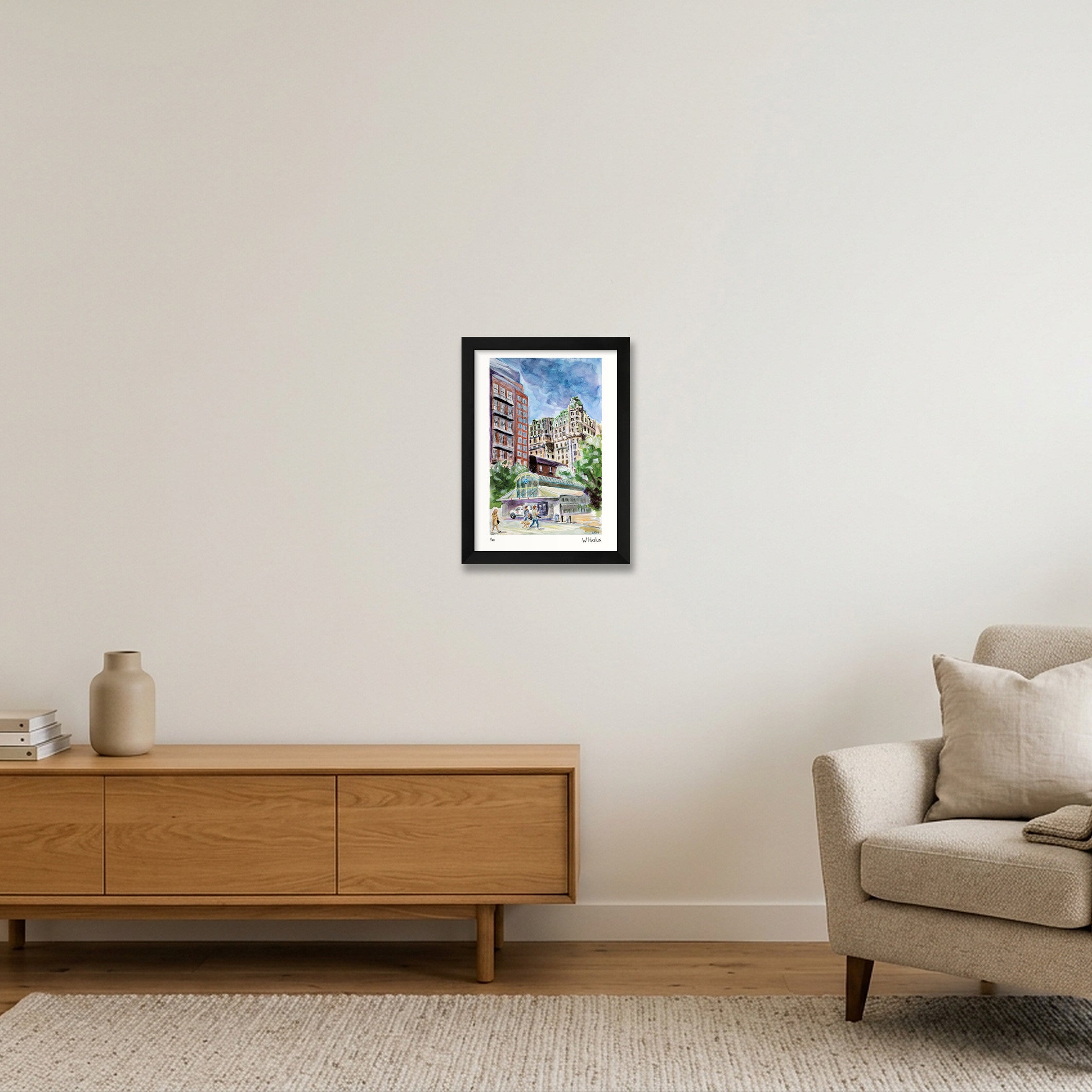 The Ansonia — A4 (21×30cm, 8×12") Black Frame