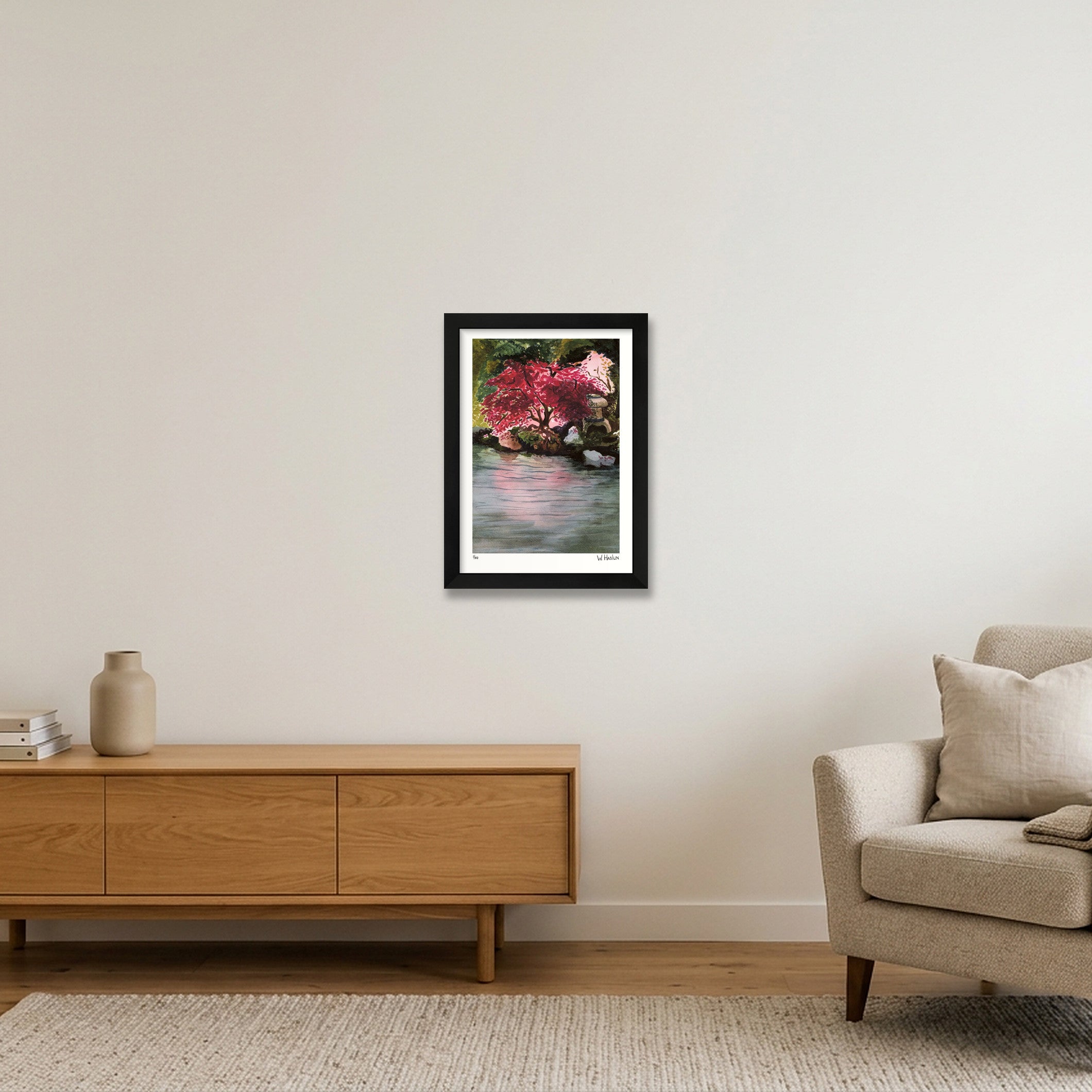 Japanese Maple — A4 (21×30cm, 8×12") Black Frame