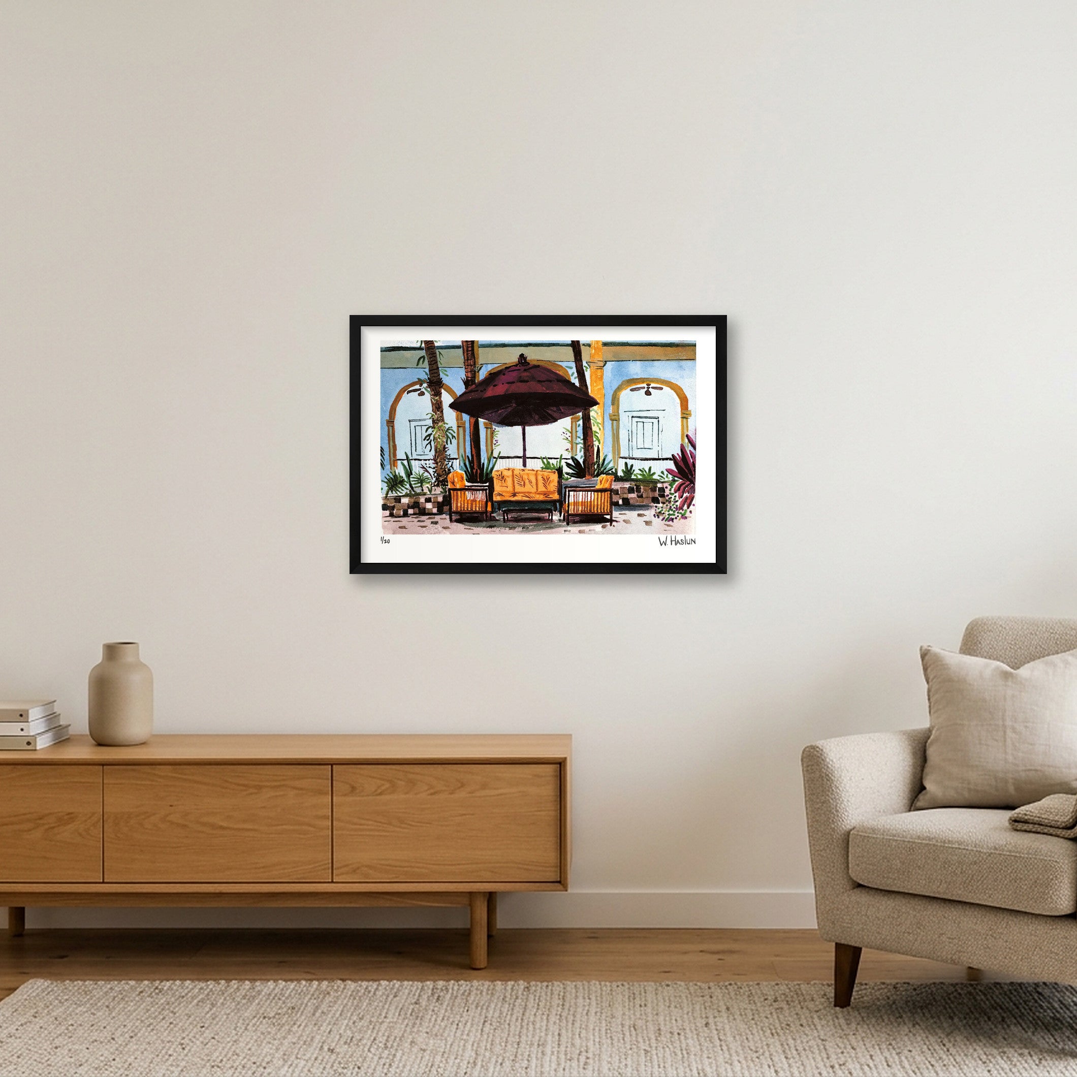 Guayaquil Hotel — 60×40cm, 24×16" Black Frame