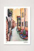 Venice Canal — A4 (21×30cm, 8×12") Print only