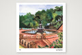 Bethesda Fountain — 30×30cm, 12×12" Print only