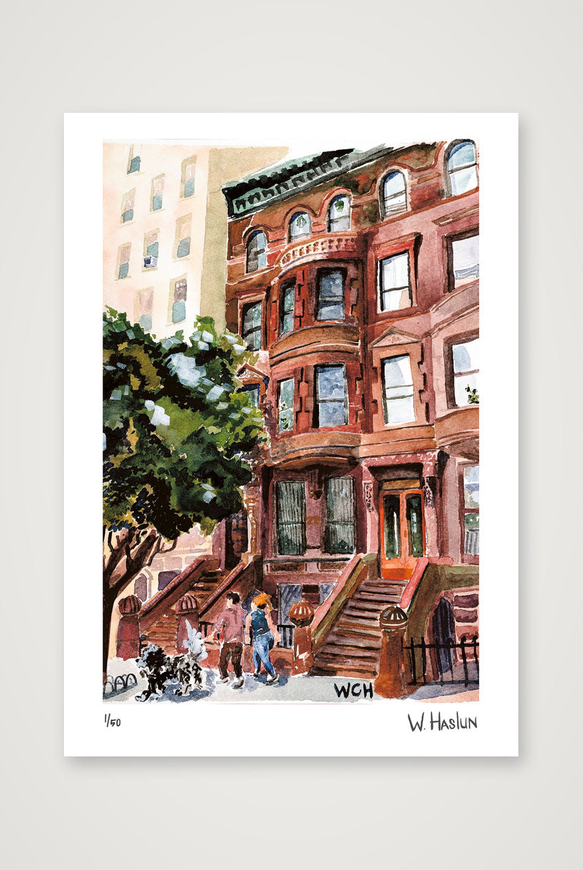 Monty's House — A4 (21×30cm, 8×12") Print only