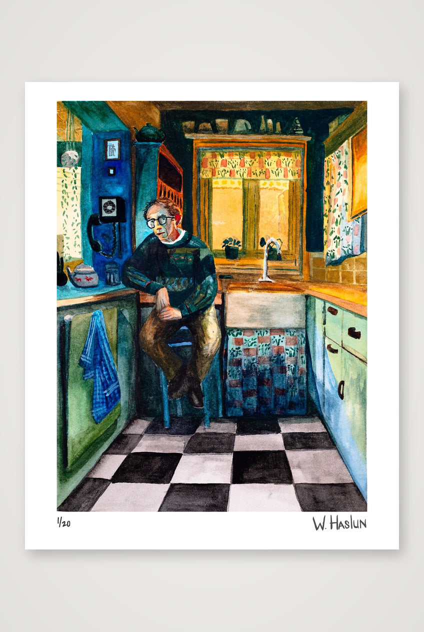 Kitchen Curtains — 40×50cm, 16×20" Print only