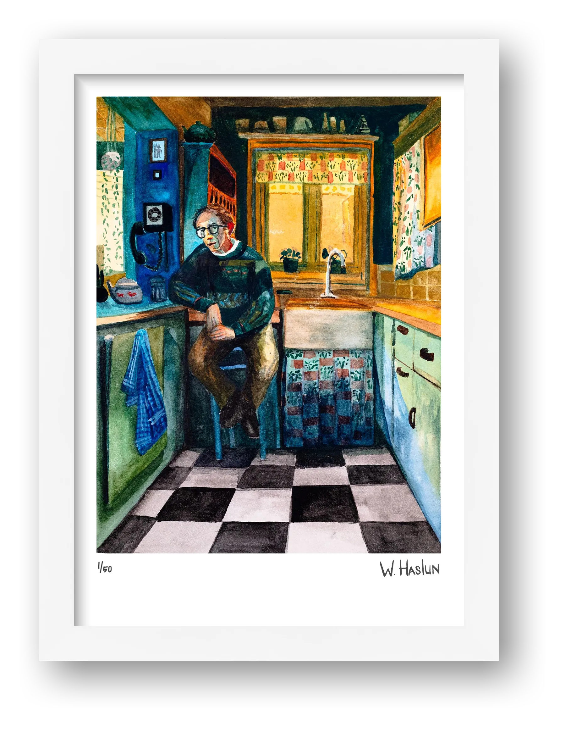 Kitchen Curtains — framed