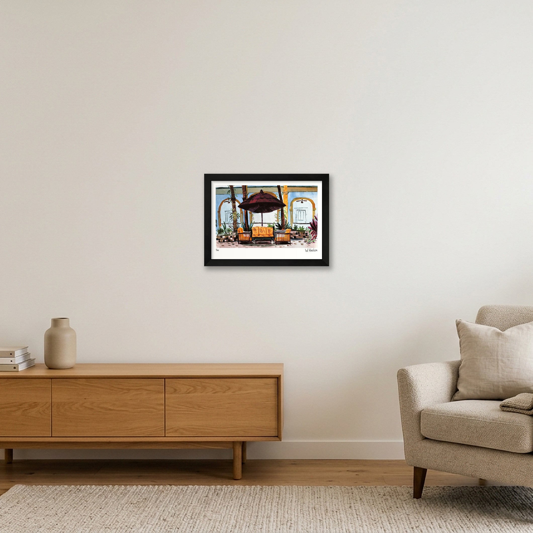 Guayaquil Hotel — A4 (30×21cm, 12×8") Black Frame