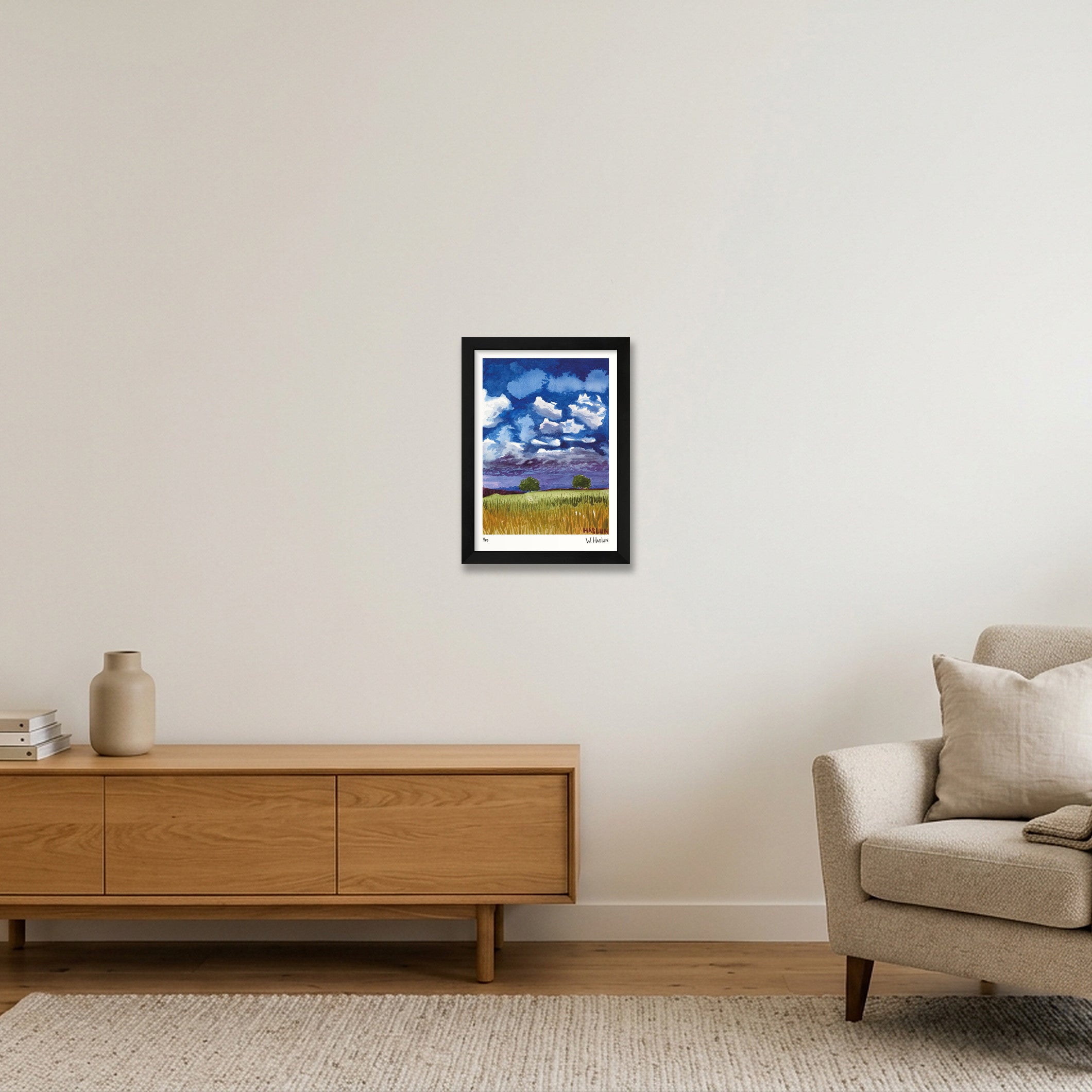Summer Fields — A4 (21×30cm, 8×12") Black Frame
