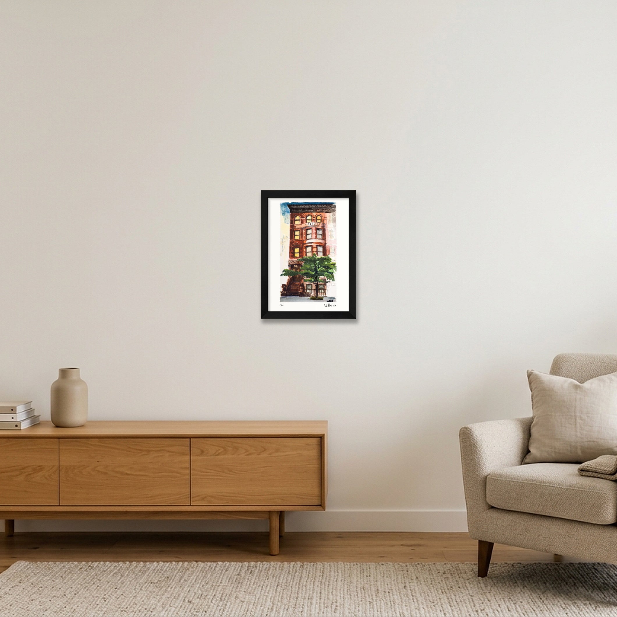 The Pigpen — A4 (21×30cm, 8×12") Black Frame