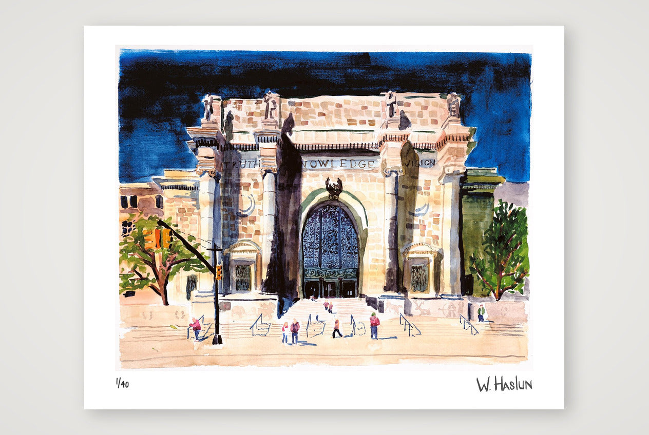 American Museum of Natural History — 35×28cm, 14×11" Print only