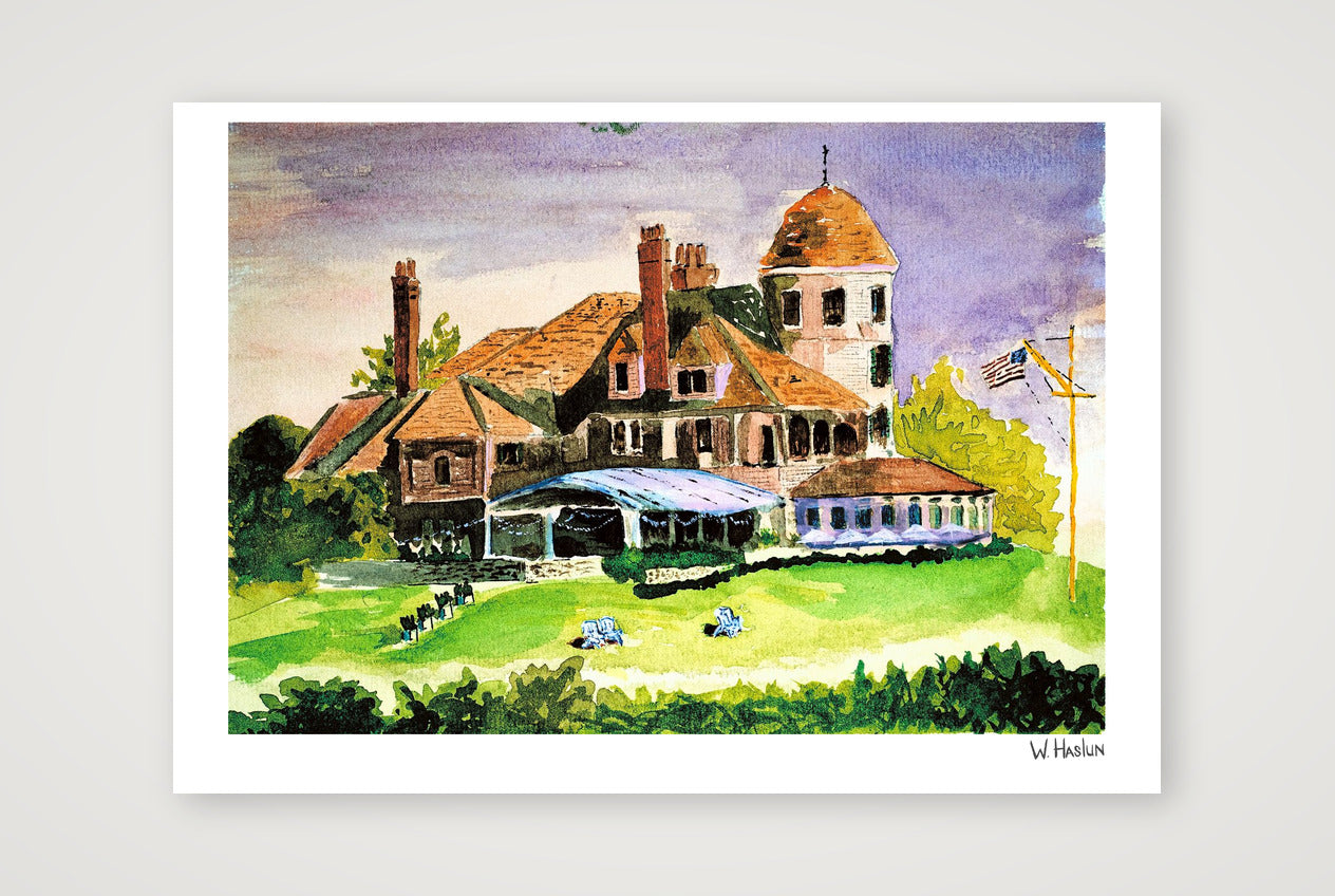 Sunset at Castle Hill Inn — 100×70cm, 39×28" Print only