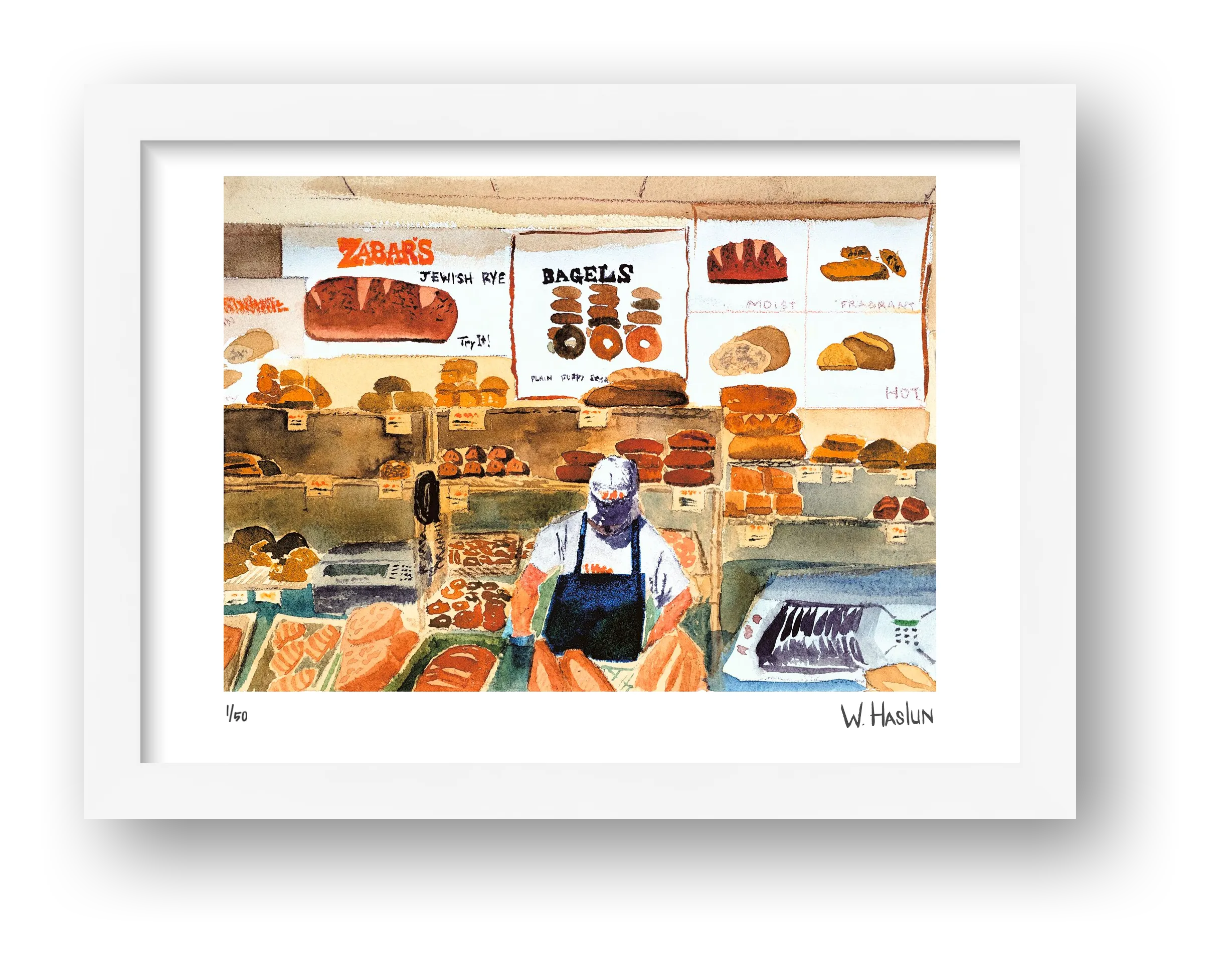 Zabar's Bakery — framed