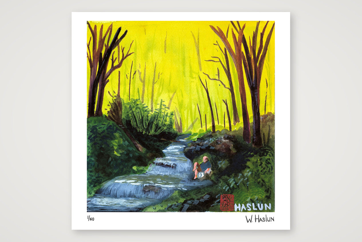 Forest Spring — 30×30cm, 12×12" Print only
