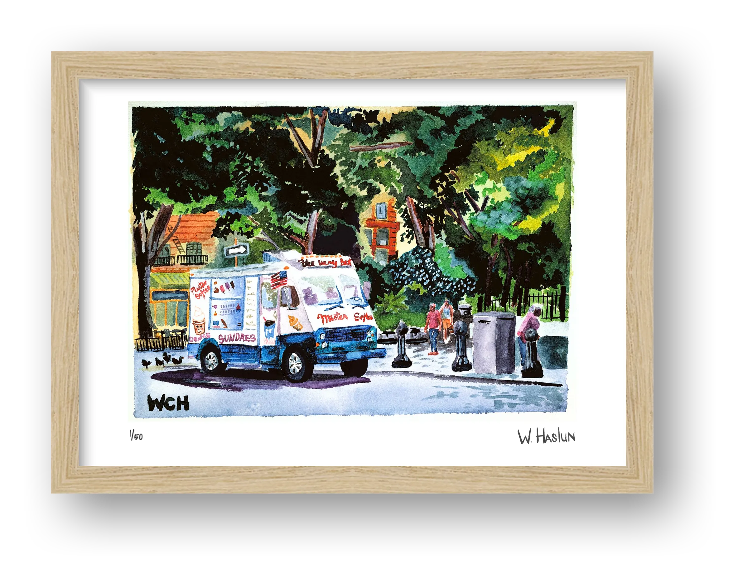 Mister Softee — framed