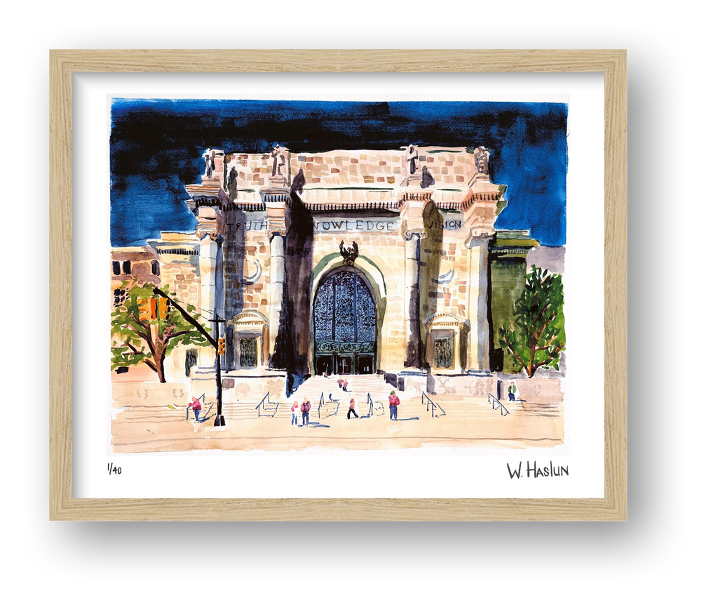 American Museum of Natural History — framed