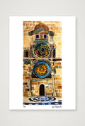 Prague Astronomical Clock — A4 (21×30cm, 8×12") Print only